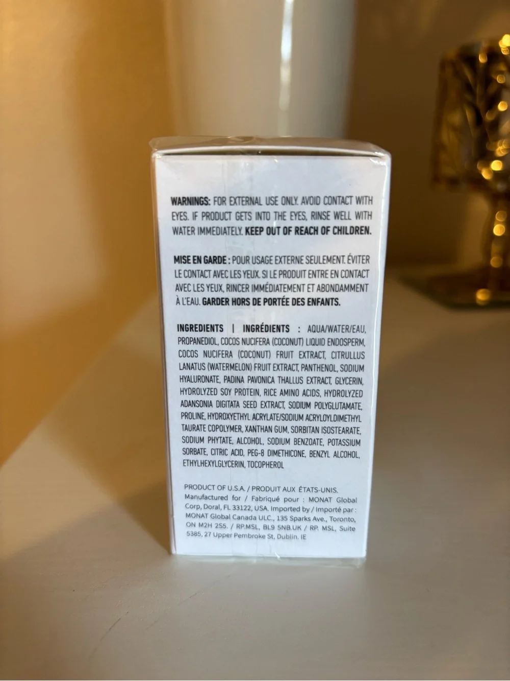 MONAT Hydration Booster Hyaluronic Serum — White
